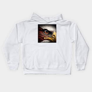 USA, Bald Eagle, America, American Flag, Kids Hoodie